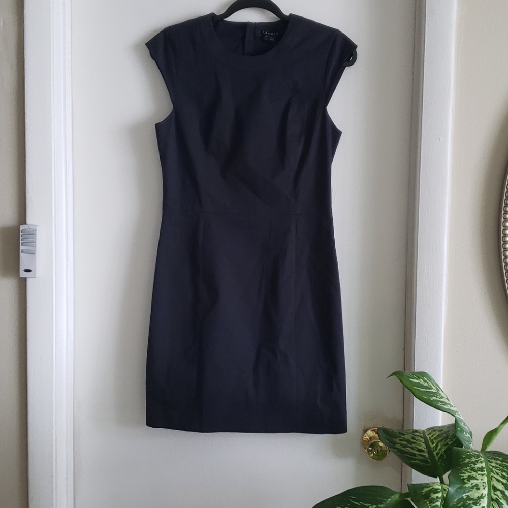 Navy blue theory dress